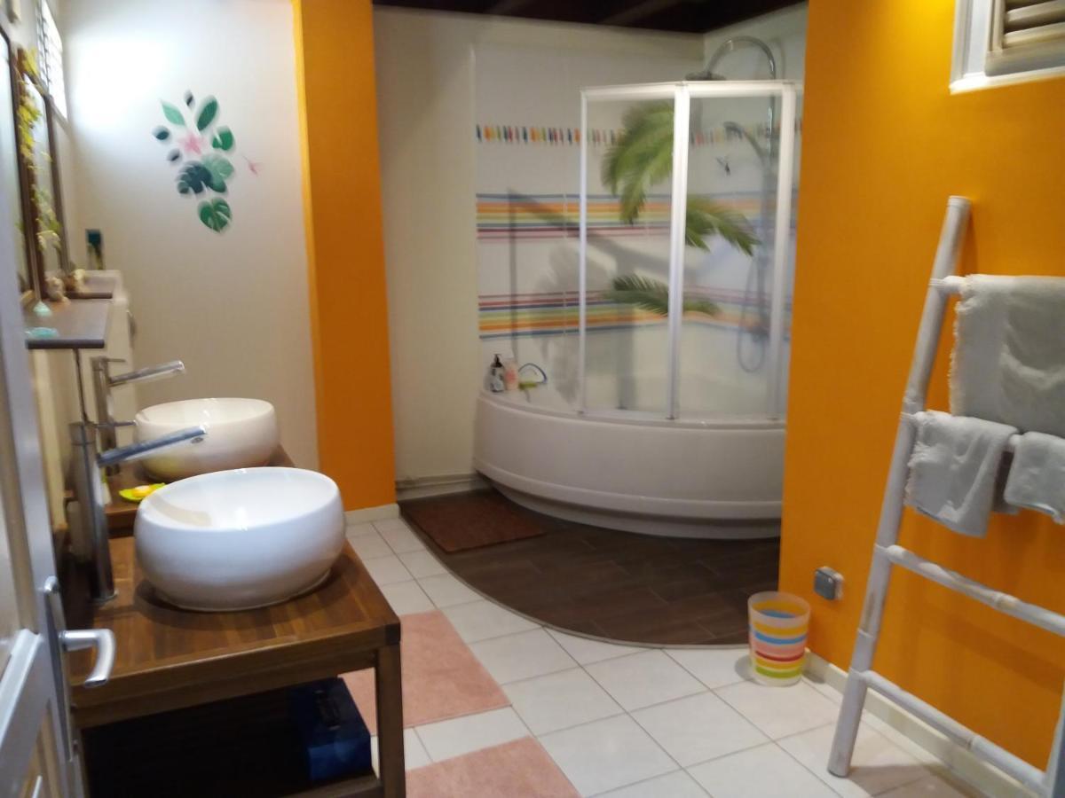 Chambre D'Hote Et Loft Dans Maison De Charme Piscine A Debordement La Villa Gialla Schoelcher Kültér fotó